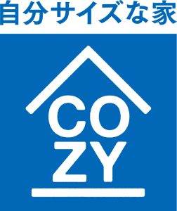 COZYロゴマーク+サブタイトル(ブルー)