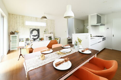 気持ちのいい光が入るLDK。